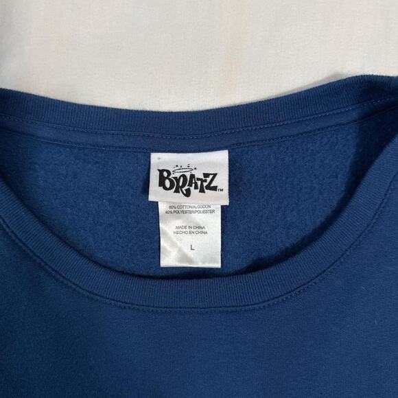 bratz yasmin winter graphic sweatshirt y2k fleece pullover - Picture 3 of 4